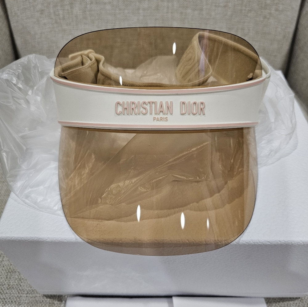 Dior Club V1u Logo Clear Visor